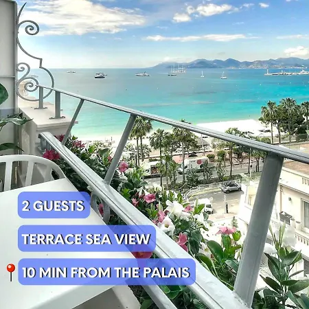 Luxury Superbe Miramar Croisette 아파트 *
